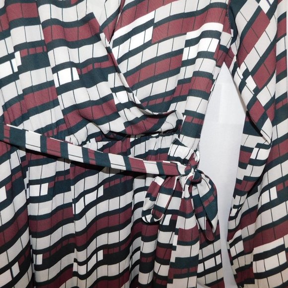 Pink Martini Womens S Around the  Block Wrap Dress - Picture 7 of 10